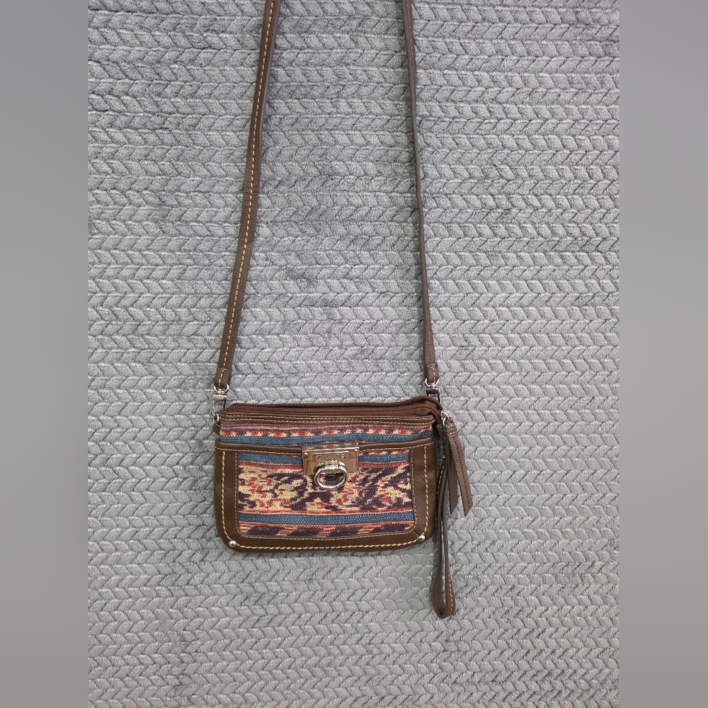 Chaps Multicolor Patterned Satchel - image 1